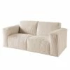 Ars Natura 2-Sitzer Sofa LORALAI - Cordstoff Lola: Creme