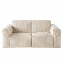 Ars Natura 2-Sitzer Sofa LORALAI - Cordstoff Lola: Creme -WOHNZIMMERMÖBEL Verkäufe 1000123345 180716 09335475 GALLERYIMAGES P000000001000123345