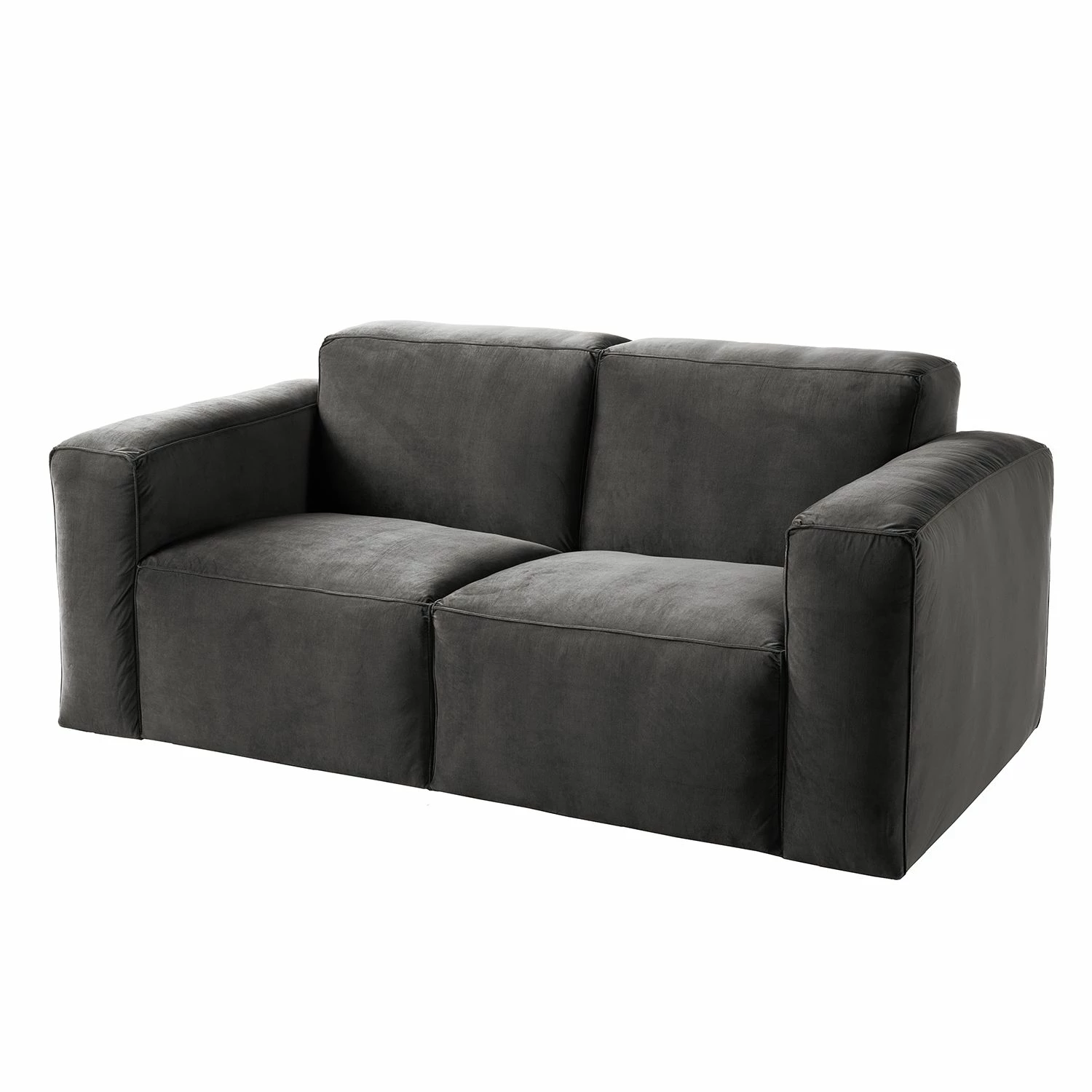 Jack & Alice Sofa Greenwich (2-Sitzer) - Dunkelgrau 1 Jack & Alice Sofa Greenwich (2-Sitzer) - Dunkelgrau