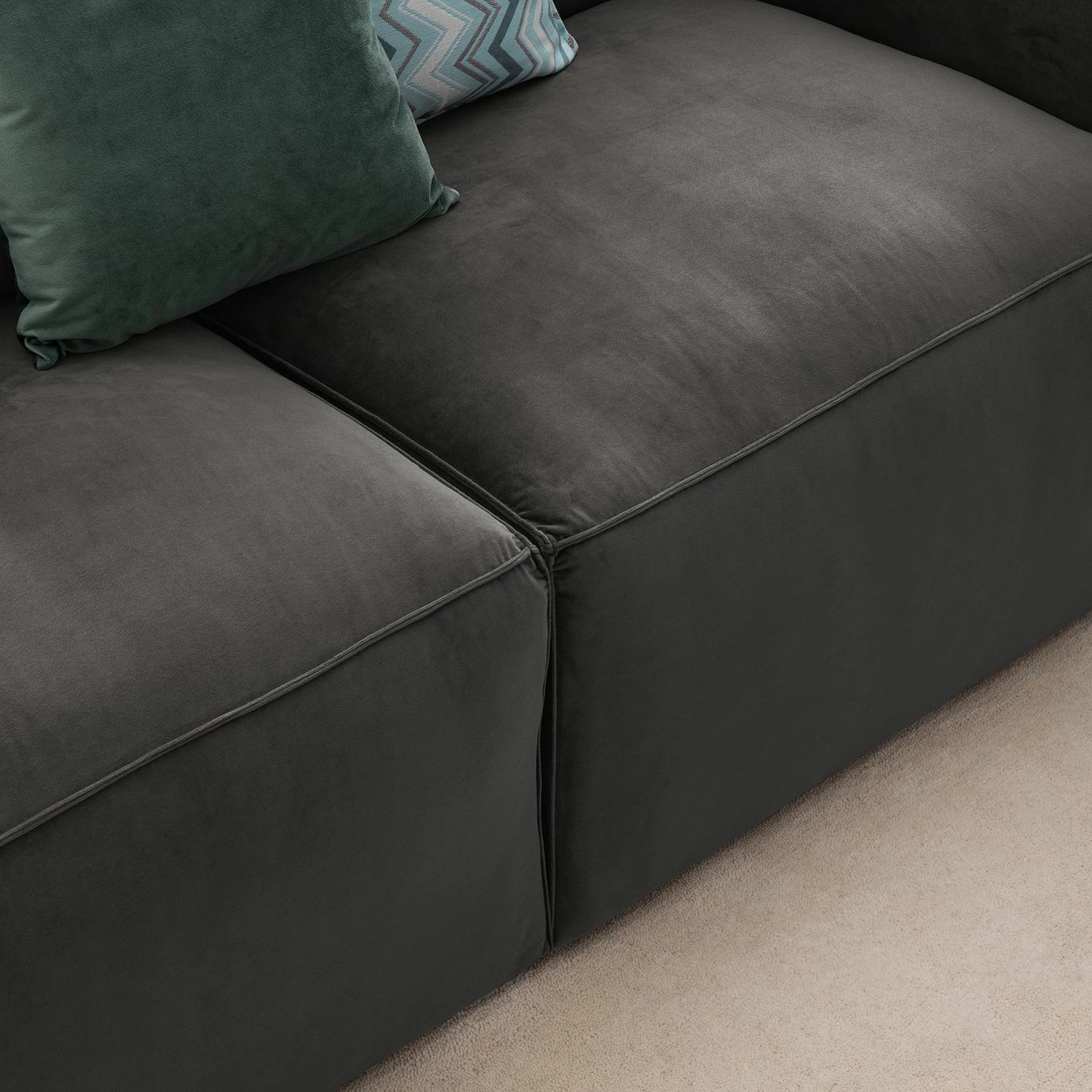 Jack & Alice Sofa Greenwich (2-Sitzer) - Dunkelgrau 8 Jack & Alice Sofa Greenwich (2-Sitzer) - Dunkelgrau – Bild 8