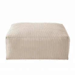 Ars Natura Polsterhocker LORALAI - Cordstoff Lola: Creme -WOHNZIMMERMÖBEL Verkäufe 1000123354 180716 093405147 GALLERYIMAGES P000000001000123354