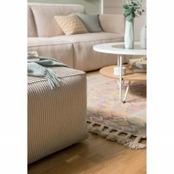 Ars Natura Polsterhocker LORALAI - Cordstoff Lola: Creme -WOHNZIMMERMÖBEL Verkäufe 1000123354 190425 16061400011 GALLERYIMAGES P000000001000123354