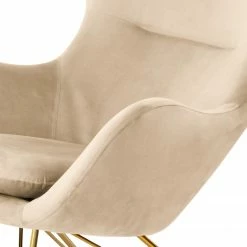 Jack & Alice Schaukelsessel Skamby - Samt - Creme 23 Jack & Alice Schaukelsessel Skamby - Samt - Creme -WOHNZIMMERMÖBEL Verkäufe 1000123363 181219 09580500006 GALLERYIMAGES P000000001000123363