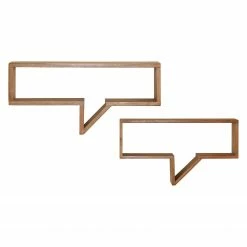 Ars Natura Wandregal Dumka (2-er Set) - Akazie massiv