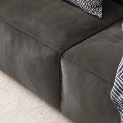 Jack & Alice Polstergarnitur Greenwich (3-2-Ho.) - Grau / Braun -WOHNZIMMERMÖBEL Verkäufe 1000123461 181011 09372270 MOOD GALLERYIMAGES P000000001000123461 mood