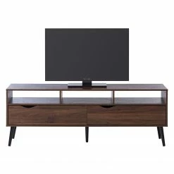 Mørteens TV-Lowboard Gjora III - Gummibaum teilmassiv - Walnuss -WOHNZIMMERMÖBEL Verkäufe 1000123475 190131 15241200041 GALLERYIMAGES P000000001000123475