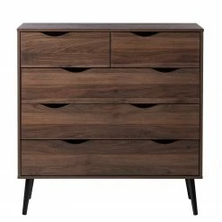 Mørteens Kommode Gjora II - Gummibaum teilmassiv - Walnuss -WOHNZIMMERMÖBEL Verkäufe 1000123696 190131 07360200012 GALLERYIMAGES P000000001000123696