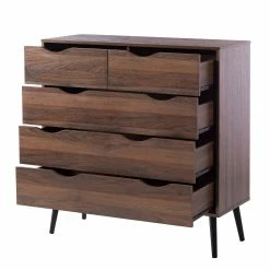 Mørteens Kommode Gjora II - Gummibaum teilmassiv - Walnuss -WOHNZIMMERMÖBEL Verkäufe 1000123696 190131 07360200014 GALLERYIMAGES P000000001000123696