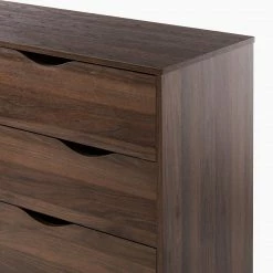 Mørteens Kommode Gjora II - Gummibaum teilmassiv - Walnuss -WOHNZIMMERMÖBEL Verkäufe 1000123696 190131 07360300017 GALLERYIMAGES P000000001000123696