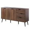 Mørteens Sideboard Gjora - Gummibaum teilmassiv - Walnuss