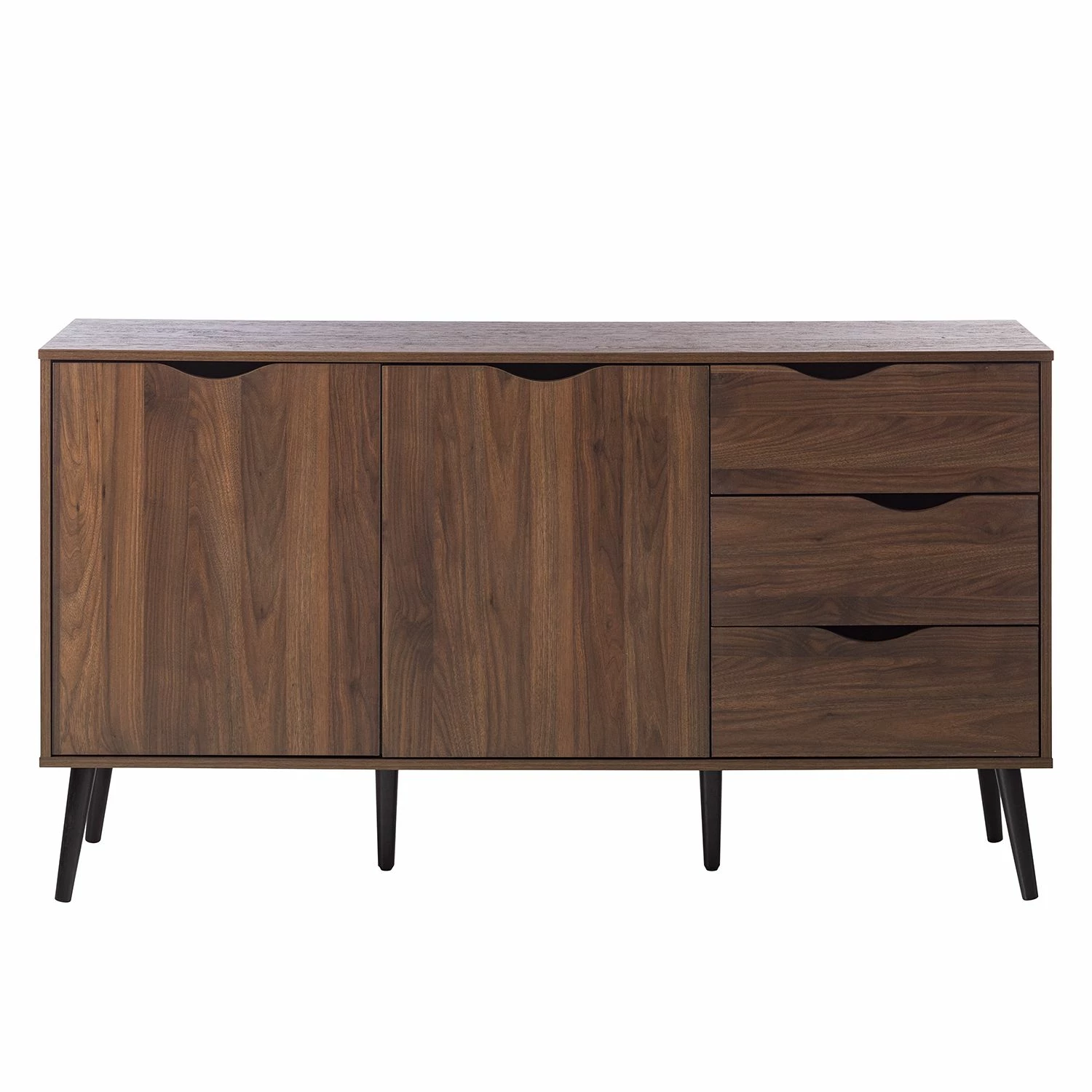 Mørteens Sideboard Gjora - Gummibaum teilmassiv - Walnuss 6 Mørteens Sideboard Gjora - Gummibaum teilmassiv - Walnuss – Bild 6