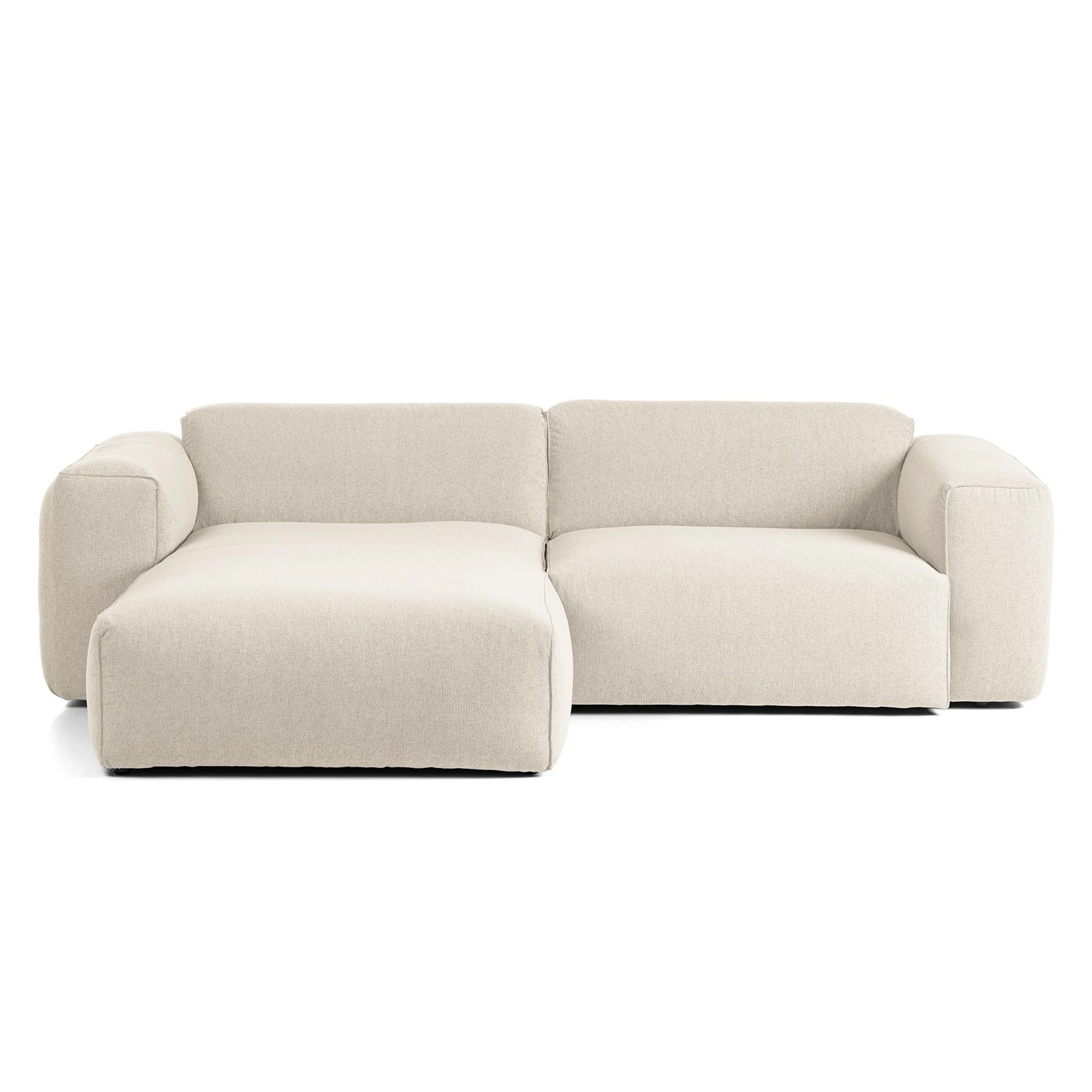 Studio Copenhagen Ecksofa HUDSON 1,5-Sitzer mit Longchair - Webstoff Saia: Beige - Longchair davorstehend links 3 Studio Copenhagen Ecksofa HUDSON 1,5-Sitzer mit Longchair - Webstoff Saia: Beige - Longchair davorstehend links – Bild 3