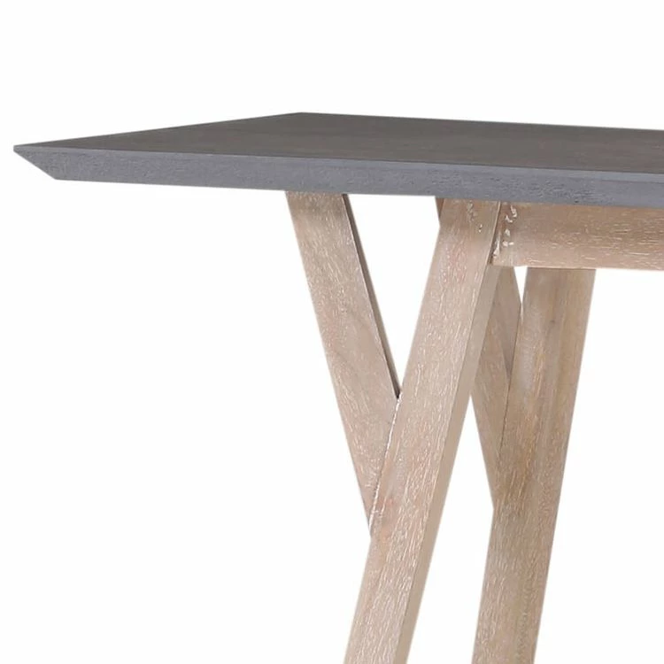 Norrwood Konsolentisch Karis - Mango massiv - Grau / Mango 4 Norrwood Konsolentisch Karis - Mango massiv - Grau / Mango – Bild 4