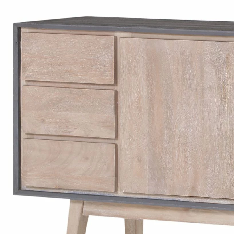 Norrwood Sideboard Karis - Mango massiv - Grau / Mango 6 Norrwood Sideboard Karis - Mango massiv - Grau / Mango – Bild 6
