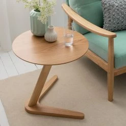 Mørteens Beistelltisch Chicky - Gummibaum teilmassiv - Eiche -WOHNZIMMERMÖBEL Verkäufe 1000124043 190409 11440500002 GALLERYIMAGES P000000001000124043