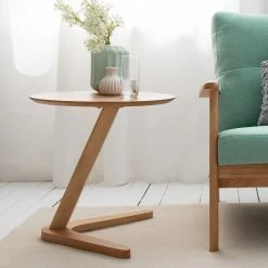 Mørteens Beistelltisch Chicky - Gummibaum teilmassiv - Eiche -WOHNZIMMERMÖBEL Verkäufe 1000124043 190409 11440500003 GALLERYIMAGES P000000001000124043