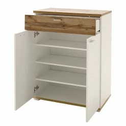 Loftscape Kommode Kunra II - Weiß / Wotan Eiche Dekor -WOHNZIMMERMÖBEL Verkäufe 1000124411 200811 14072001269 DETAILS P000000001000124411