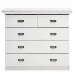 Maison Belfort Kommode Bergen III - Kiefer Weiß -WOHNZIMMERMÖBEL Verkäufe 1000124610 211122 08323502038 DETAILS P000000001000124610