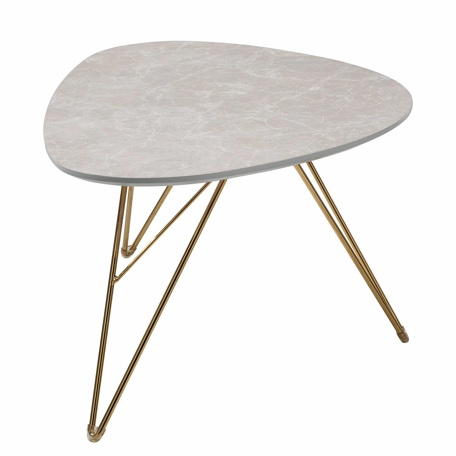 Jack & Alice Couchtisch Sherry ll - Marmor Hellgrau Dekor / Gold 5 Jack & Alice Couchtisch Sherry ll - Marmor Hellgrau Dekor / Gold – Bild 5