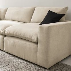 Studio Copenhagen Ecksofa Velada - Webstoff - Kaschmir -WOHNZIMMERMÖBEL Verkäufe 1000125302 210222 07022500030 DETAILS P000000001000125302