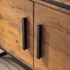 Ars manufacti Regal Woodson IV - Akazie massiv / Eisen - Akazie Hellbraun -WOHNZIMMERMÖBEL Verkäufe 1000125843 191112 10033000121 DETAILS P000000001000125843