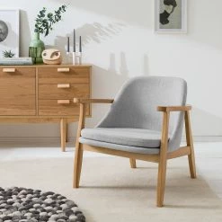 Mørteens Sessel Londo - Webstoff - Lichtgrau -WOHNZIMMERMÖBEL Verkäufe 1000126051 190509 10203500001 MOOD GALLERYIMAGES P000000001000126051 mood