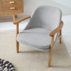 Mørteens Sessel Londo - Webstoff - Lichtgrau -WOHNZIMMERMÖBEL Verkäufe 1000126051 190509 10203500002 MOOD GALLERYIMAGES P000000001000126051 mood