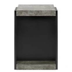 Temahome Beistelltisch Klaus - Beton Dekor / Schwarz -WOHNZIMMERMÖBEL Verkäufe 1000126110 201016 13281300328 DETAILS P000000001000126110