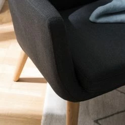 Mørteens Sessel Nicholas - Webstoff - Anthrazit -WOHNZIMMERMÖBEL Verkäufe 1000126885 210416 07533000005 DETAILS P000000001000126885