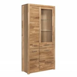 Ars Natura Vitrinenschrank Majona - Wildeiche