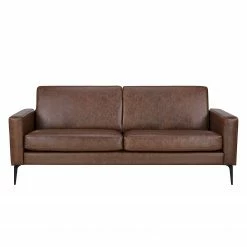 Ars manufacti Sofa Crove (3-Sitzer) - Kunstleder - Braun -WOHNZIMMERMÖBEL Verkäufe 1000127490 181205 18402000081 GALLERYIMAGES P000000001000127490