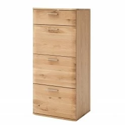 Naturoo Kommode Kvilla IV - Balkaneiche Bianco teilmassiv - Balkaneiche Bianco / Eiche Bianko