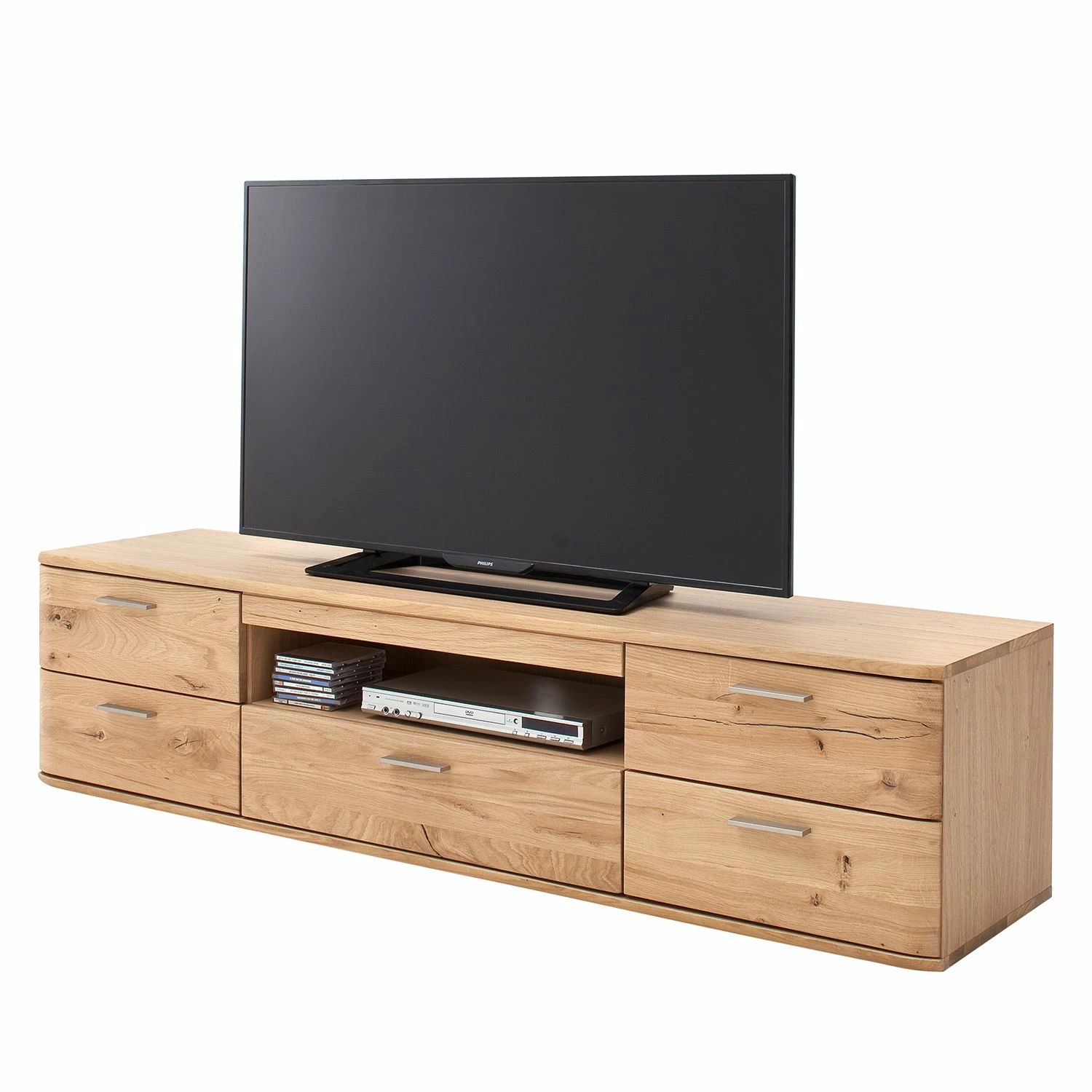 Naturoo TV-Element Kvilla I - Balkaneiche Bianco teilmassiv - Balkaneiche Bianco / Eiche Bianko 1 Naturoo TV-Element Kvilla I - Balkaneiche Bianco teilmassiv - Balkaneiche Bianco / Eiche Bianko