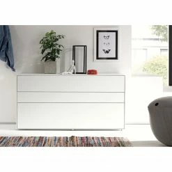 Now! by hülsta Sideboard hülsta now easy II - Lack Reinweiß -WOHNZIMMERMÖBEL Verkäufe 1000127796 181004 11135202 MOOD GALLERYIMAGES P000000001000127796 mood