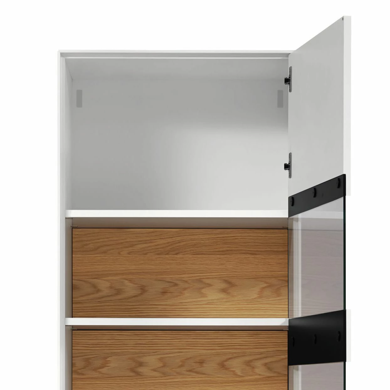 Now! by hülsta Vitrine hülsta now easy - Lack Reinweiß - Türanschlag rechts 4 Now! by hülsta Vitrine hülsta now easy - Lack Reinweiß - Türanschlag rechts – Bild 4