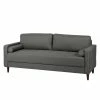 Mørteens Sofa Saranda (2,5-Sitzer) - Webstoff - Dunkelgrau