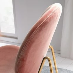 Jack & Alice Sessel Zadar - Samt - Altrosa -WOHNZIMMERMÖBEL Verkäufe 1000127862 200518 14151200011 DETAILS P000000001000127862