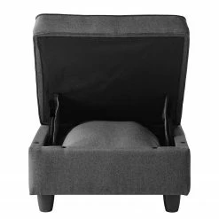 Fredriks Hocker Lavara - Webstoff - Dunkelgrau -WOHNZIMMERMÖBEL Verkäufe 1000127876 191017 09534900042 DETAILS P000000001000127876