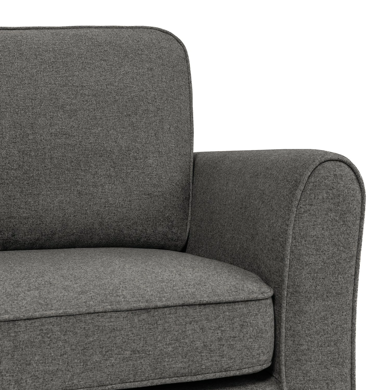 Mørteens Sofa Larisa (2-Sitzer) - Webstoff - Dunkelgrau 7 Mørteens Sofa Larisa (2-Sitzer) - Webstoff - Dunkelgrau – Bild 7