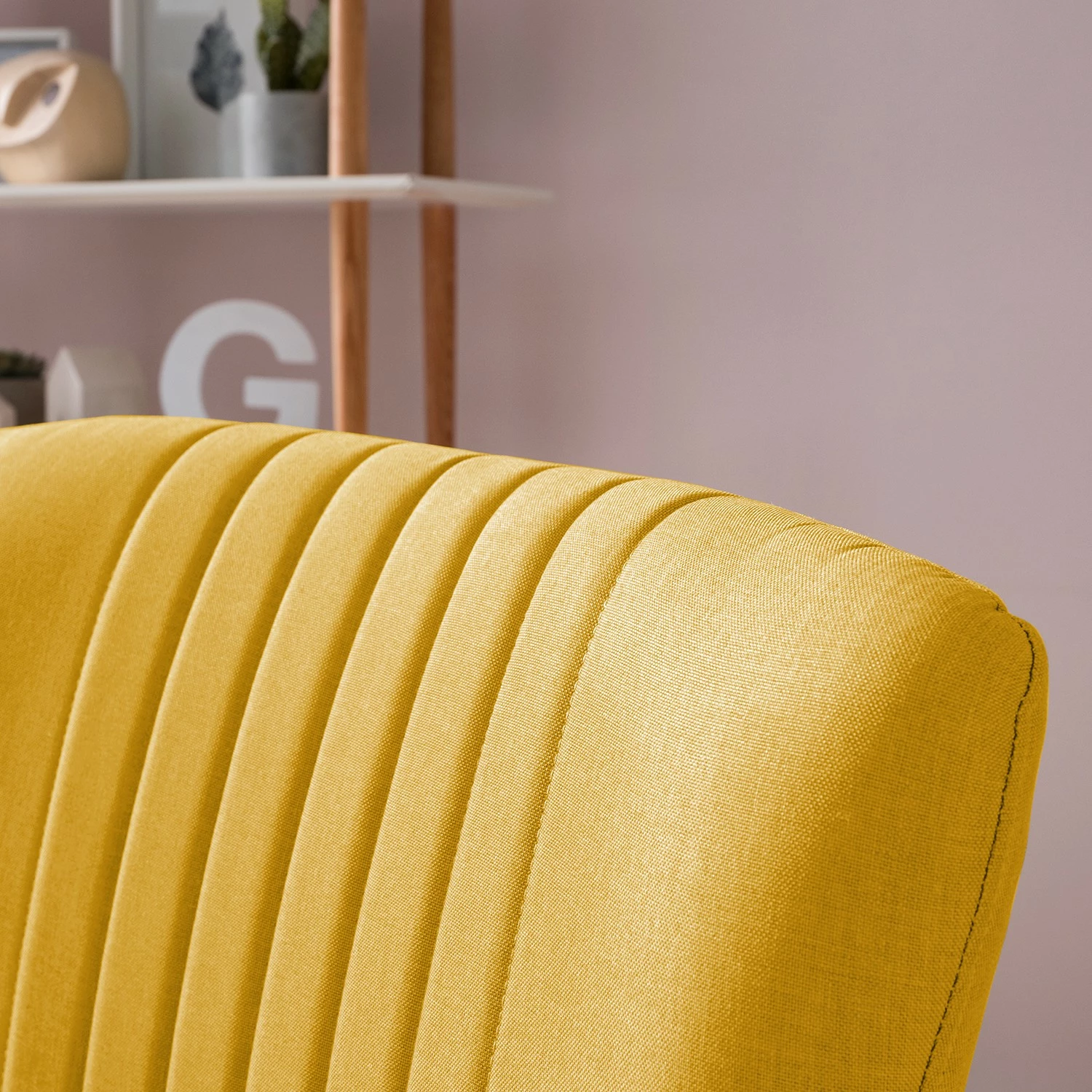 Mørteens Sessel Volos - Flachgewebe - Gelb 7 Mørteens Sessel Volos - Flachgewebe - Gelb – Bild 7