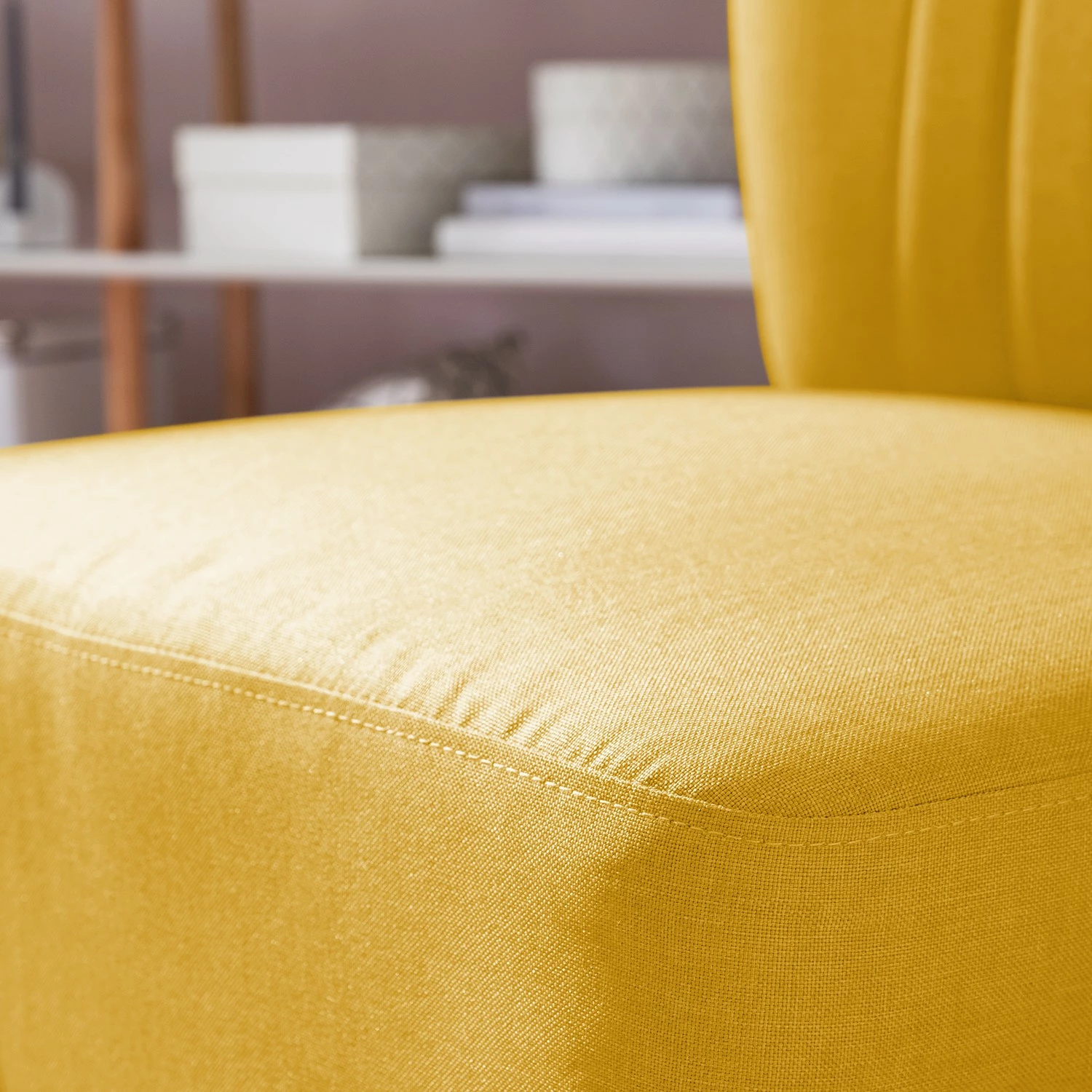 Mørteens Sessel Volos - Flachgewebe - Gelb 9 Mørteens Sessel Volos - Flachgewebe - Gelb – Bild 9