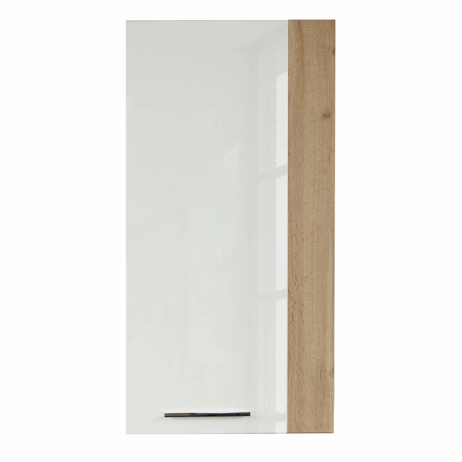 Trendteam Hängeschrank Rock - Hochglanz Weiß / Wotan Eiche Dekor 3 Trendteam Hängeschrank Rock - Hochglanz Weiß / Wotan Eiche Dekor – Bild 3