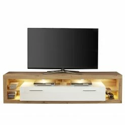 Trendteam TV-Lowboard Rock - Hochglanz Weiß / Wotan Eiche Dekor - Breite: 200 cm 6 Trendteam TV-Lowboard Rock - Hochglanz Weiß / Wotan Eiche Dekor - Breite: 200 cm -WOHNZIMMERMÖBEL Verkäufe 1000128152 180905 10043739 GALLERYIMAGES P000000001000128152