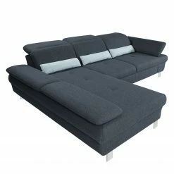 Loftscape Ecksofa Granada - Schiefergrau - Longchair davorstehend links -WOHNZIMMERMÖBEL Verkäufe 1000128382 180809 143104626 GALLERYIMAGES P000000001000128382