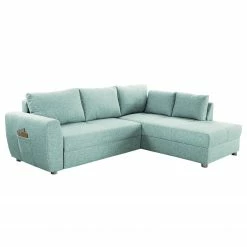 Fredriks Ecksofa Camargo - Strukturstoff - Mint