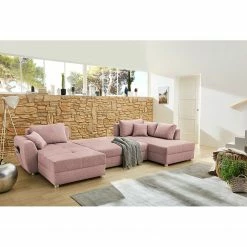 Fredriks Wohnlandschaft Delicias - Strukturstoff - Rosa -WOHNZIMMERMÖBEL Verkäufe 1000128547 190515 14101500046 MOOD GALLERYIMAGES P000000001000128547 mood