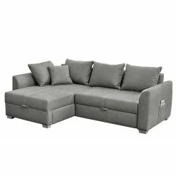 Fredriks Ecksofa Jaru II - Microfaser - Grau