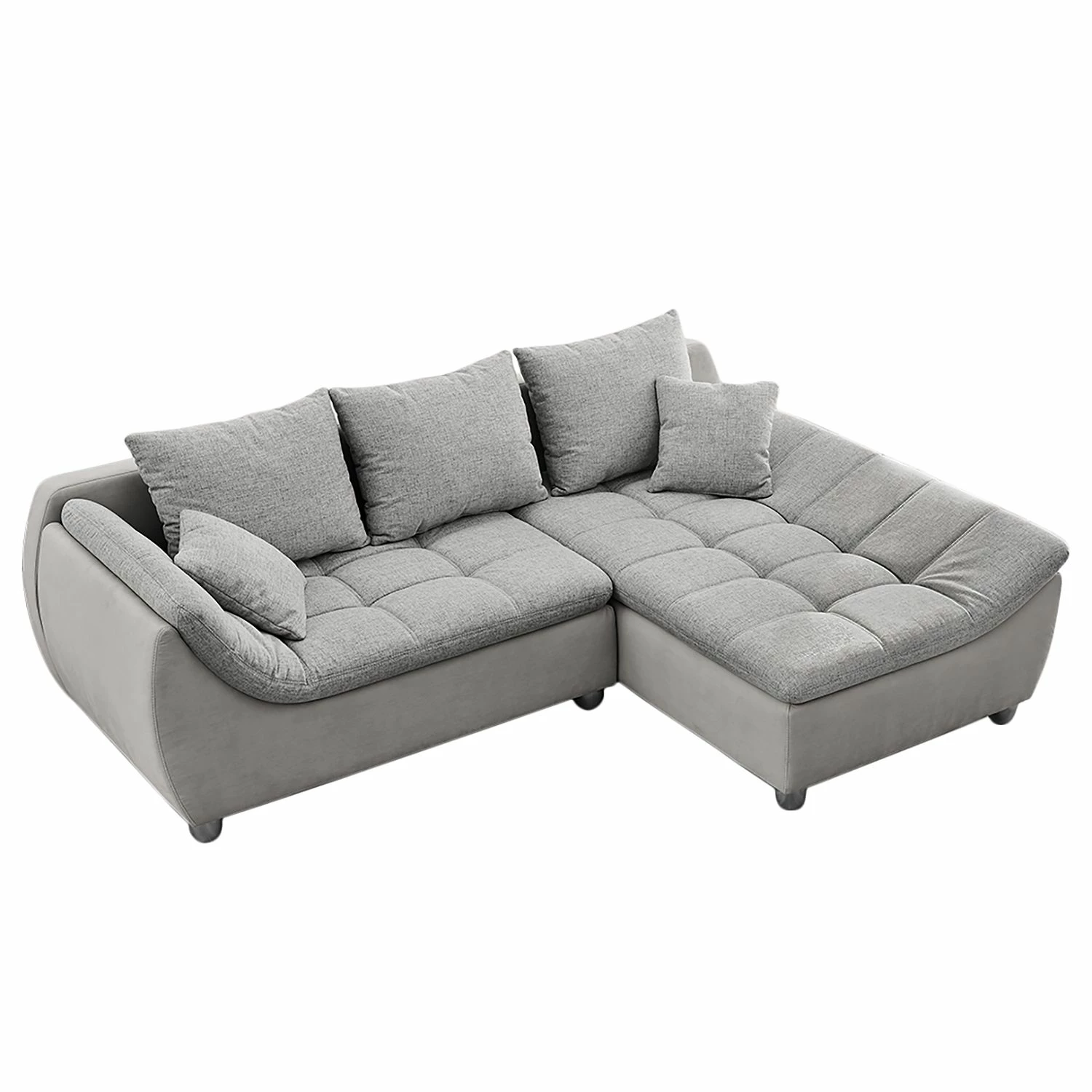 Fredriks Ecksofa Gallina - Microfaser - Lichtgrau 3 Fredriks Ecksofa Gallina - Microfaser - Lichtgrau – Bild 3