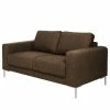 Fredriks Sofa Fiesta I (2-Sitzer) - Strukturstoff - Pepper