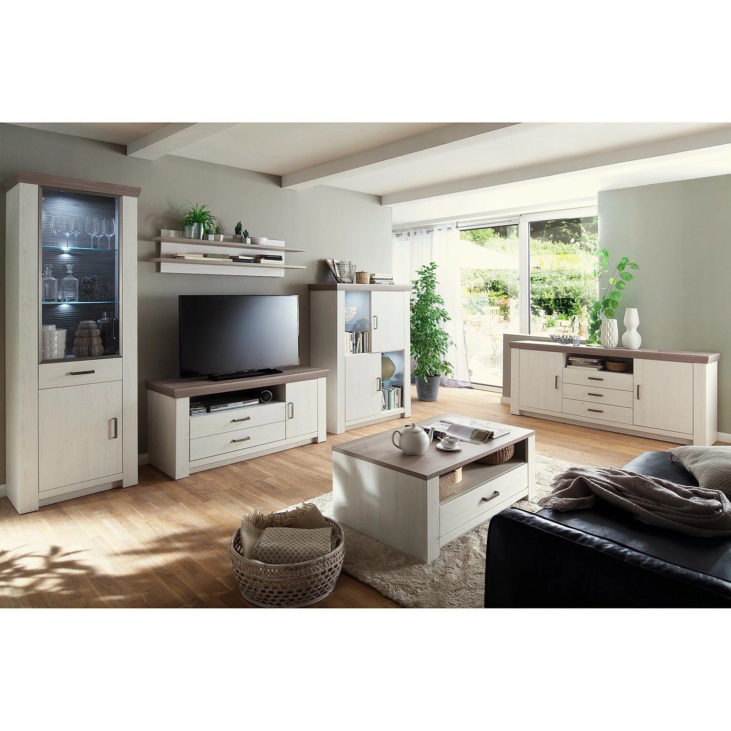 Ridgevalley TV-Lowboard Pontile I - Pinie Aurelio Dekor / Eiche Nelson Dekor 2 Ridgevalley TV-Lowboard Pontile I - Pinie Aurelio Dekor / Eiche Nelson Dekor – Bild 2